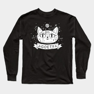 Gothic cat Long Sleeve T-Shirt